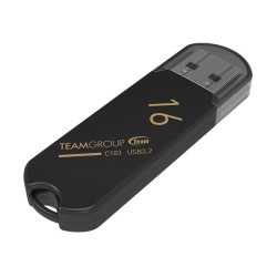 PENDRIVE TEAM GROUP C183 16GB USB 3.1 BLACK - TC183316GBB01 PENDRIVE TEAM GROUP C183 16GB USB 3.1 BLACK - TC183316GBB01